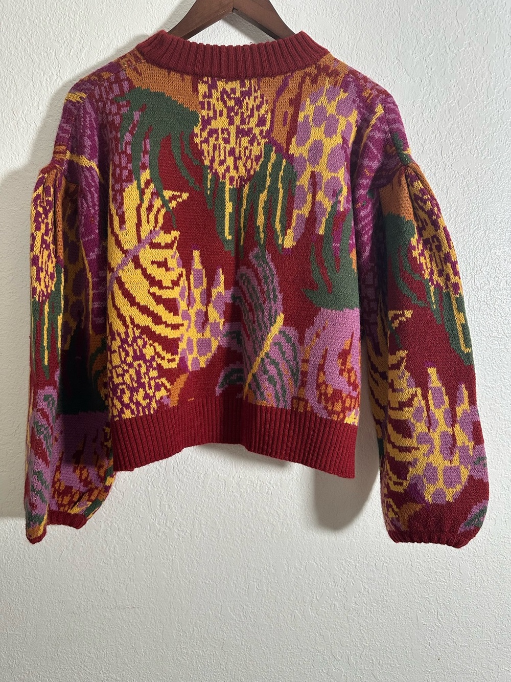 FARM Rio Graphic Jungle Sweater Size M - Picture 6 of 14